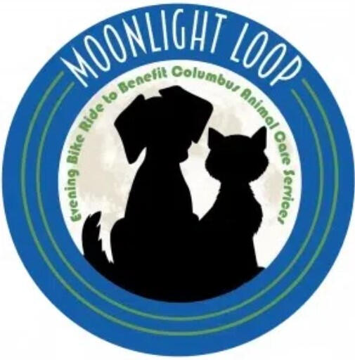 blue logo for the Moonlight loop event